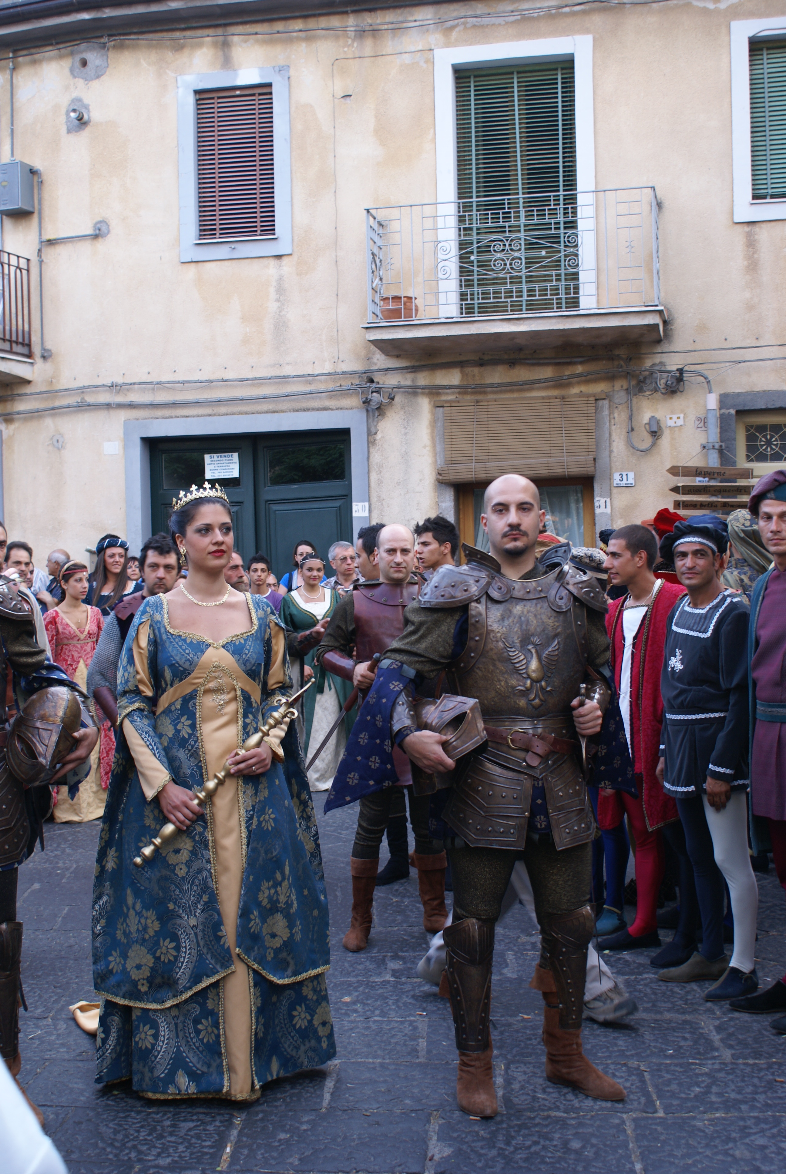 Festa Medievale di Randazzo (Ct). La principessa Bianca di Navarra.